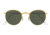 Ray-Ban Round Metal Sunglasses - Men's, Gold Frame, Green 50 mm Lenses, RB3447-919631-50