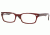 Ray-Ban RX5150 SV Prescription Eyeglasses - Red/Transparent Avana Demo Lens Frame / 50 mm Prescription Lenses, 2023-5019