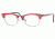 Ray-Ban RX5154 Progressive Eyeglasses - Top Red On Black Demo Lens Frame / 49 mm Prescription Lenses, 2373-4921