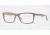 Ray-Ban RX5287 Single Vision Prescription Eyeglasses 5177-5418 - Top Beige/Variegated Brown Frame, Demo Lens Lenses