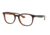 Ray-Ban RX5356 Single Vision Prescription Eyeglasses, 54mm, Tortoise/Light Brown, RX5356-5713-54-SV
