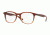 Ray-Ban RX5356 Single Vision Prescription Eyeglasses 5767-54 - Brown On Stripped Brown Frame