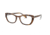 Ray-Ban RX5366 Prescription Eyeglasses, 52mm, Top Havana On Transparent, RX5366-5082-52-SV