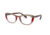 Ray-Ban RX5366 Prescription Eyeglasses, 52mm, Tri Gradient Bordeaux/Grey/Pink, RX5366-5835-52-SV