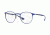 Ray-Ban RX6355 Single Vision Prescription Eyeglasses, 50mm, Gunmetal On Top Matte Blue, RX6355-2996-50-SV