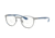 Ray-Ban RX6355 Single Vision Prescription Eyeglasses, 47mm, Brusched Gunmetal, RX6355-3059-47-SV