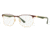 Ray-Ban RX6363 Single Vision Prescription Eyeglasses, 54mm, Gold Top Matte Havana, RX6363-3019-54-SV