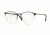 Ray-Ban RX6375F Prescription Eyeglasses, 55mm, Gold Top In Black, RX6375F-2890-55-SV