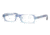 Ray-Ban RY1519 SV Prescription Eyeglasses - Azur-Striped Blue Frame / 46 mm Prescription Lenses, 3531-4616