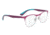 Ray-Ban RY1054 Eyeglass Frames 4071-47 - Silver On Top Matte Violet Frame