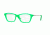 Ray-Ban RY1540 Progressive Prescription Eyeglasses 3619-46 - Green Fluo Trasparent Rubber Frame