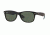 Ray-Ban Wayfarer RB2132 Sunglasses 6182-52 - Matte Black Frame, Green Lenses