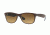 Ray-Ban Wayfarer RB2132 Sunglasses 618985-52 - Top Mt Chocolate On Blue Frame, Light Brown Grad Dark Brown Lenses