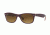 Ray-Ban Wayfarer RB2132 Sunglasses 619285-52 - Top Matte Violet On Orange Frame, Light Brown Gradient Dark Brow Lenses