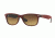 Ray-Ban Wayfarer RB2132 Sunglasses 624085-58 - Black/top Bordo' Alcantara Frame, Brown Gradient Lenses