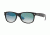 Ray-Ban Wayfarer RB2132 Sunglasses 901/3A-52 - Black Frame, Clear Gradient Green Lenses