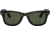 Ray-Ban WAYFARER RB4340 Sunglasses 601-50 - Black Frame, Green Lenses
