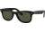 Ray-Ban WAYFARER RB4340 Sunglasses 601-50 - Black Frame, Green Lenses