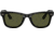 Ray-Ban WAYFARER RB4340 Sunglasses 601/58-50 - Black Frame, Green Polarized Lenses