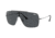 Ray-Ban WINGS II Sunglasses - Men's, Gunmetal Frame, Dark Grey Lenses, RB3697-004-87-35