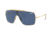 Ray-Ban WINGS II Sunglasses - Men's, Gold Frame, Dark Blue Lenses, RB3697-905080-35