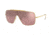 Ray-Ban WINGS II Sunglasses - Men's, Gold Frame, Silver/Pink Gradient Mirror Lenses, RB3697-9050Y2-35