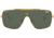 Ray-Ban WINGS II Sunglasses - Men's, Gold Frame, Green Classic Lenses, RB3697-905071-35