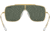 Ray-Ban WINGS II Sunglasses - Men's, Gold Frame, Green Classic Lenses, RB3697-905071-35
