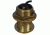 Raymarine B60 Bronze Thru-Hull 50, 200Khz Depth, Temperature Transducer With 20 Degree Tilted Element 33ft Cable, Black, Standard E66087