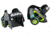 Razor Jetts Heel Wheels, Green, 25056132