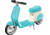 Razor Pocket Mod Petite Electric Scooter, Blue, 15130894