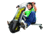 Razor PowerRider 360 Electric 3-Wheeler, Black/Yellow, 20136491