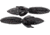 Reaction Innovations Double Wide Beaver Creature Bait, 6, 5.2in, Black with Red Flake, DWB-002
