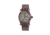 REACTOR Curie Women's Watch, Coffee-Plated Stainless Case and Bracelet, Zebra Abalone Dial, Small 90519