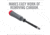 Real Avid Chamber Boss Cleaning Kit - AR15, Gray/Red, AR15, AVAR15CB