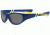 Real Kids Shades Boy's Unbreakable Sunglasses, Navy/Yellow Frame with Smoke Lens, Kid 4DISNVYL