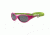 Real Kids Shades Cherry Pink/Lime Green Double Injection Flex Fit Removable Band Frame with PC Smoke Lens 2+, Girls 2EXPCPLM