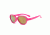 Girl's Unbreakable Explorer Sunglasses, Neon Pink Frame with Pink Mirror Lens, Toddler