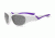 Real Kids Shades Girl's Unbreakable Sunglasses, White/Purple Frame with Polarized Smoke Lens, Youth 7DISWHPUP2