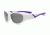 Real Kids Shades Girl's Unbreakable Sunglasses, White/Purple Frame with Smoke Lens, Kid 4DISWHPU