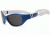 Real Kids Shades Unbreakable Adventure Sunglasses, Caribbean Blue/White Frame with Polarized Smoke Le, Baby 0ADVCBWHP2