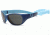 Real Kids Shades Unbreakable Adventure Sunglasses, Royal/Light Blue Frame with Polarized Smoke Lens, Baby 0ADVROLBP2