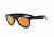 Real Kids Shades Unbreakable Waverunner FlexFit Sunglasses, Black Frame with Orange Revo Lens, Young Adult 10WAVBKORR