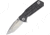 Real Steel 3605F Control Ti Blade Knife, 3.75in Stonewash S35Vn SS Tanto Blade, Carbon Fiber Handle With SS Back Handle, 7210