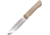 Real Steel Bushcraft III Coyote Fixed Blade Knife, 8.5in Overall, 4in Satin D2 Tool Steel Blade, Coyote Tan G10 Handle, Belt Adapter, Coyote Brown Kydex Belt Sheath, Coyote tan, 3726