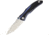 Real Steel E802 Horus Linerlock with and Blue G10 Handle, 3.75in Stonewash 14C28N Sandvik SS Drop Point, G10 Handle, Black, 7432