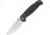 Real Steel H6 Black Satin Folding Knife,3.75in,Sandvik 14C28N Steel,Satin,Black,G10 Handle RS7785