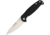 Real Steel H6 Free Linerlock Satin Folding Knife,3.75in,Standard Edge,Satin,Black,G10 Handle RS7621
