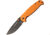 Real Steel H6 Orange Black Blade Folding Knife,3.75in,Sandvik 14C28N Steel,Orange,G10 Handle RS7782