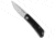 Real Steel Knives Real Steel Luna Lite Slip Joint Knife Black G-10 2.8" Satin, Black, D2, adult, BHQ-117046